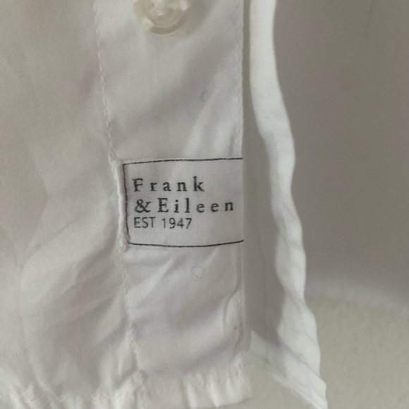 $278 Frank & Eileen Featherweight
Relaxed Button Up Shirt Sz X-Small - Picture 5 of 8
